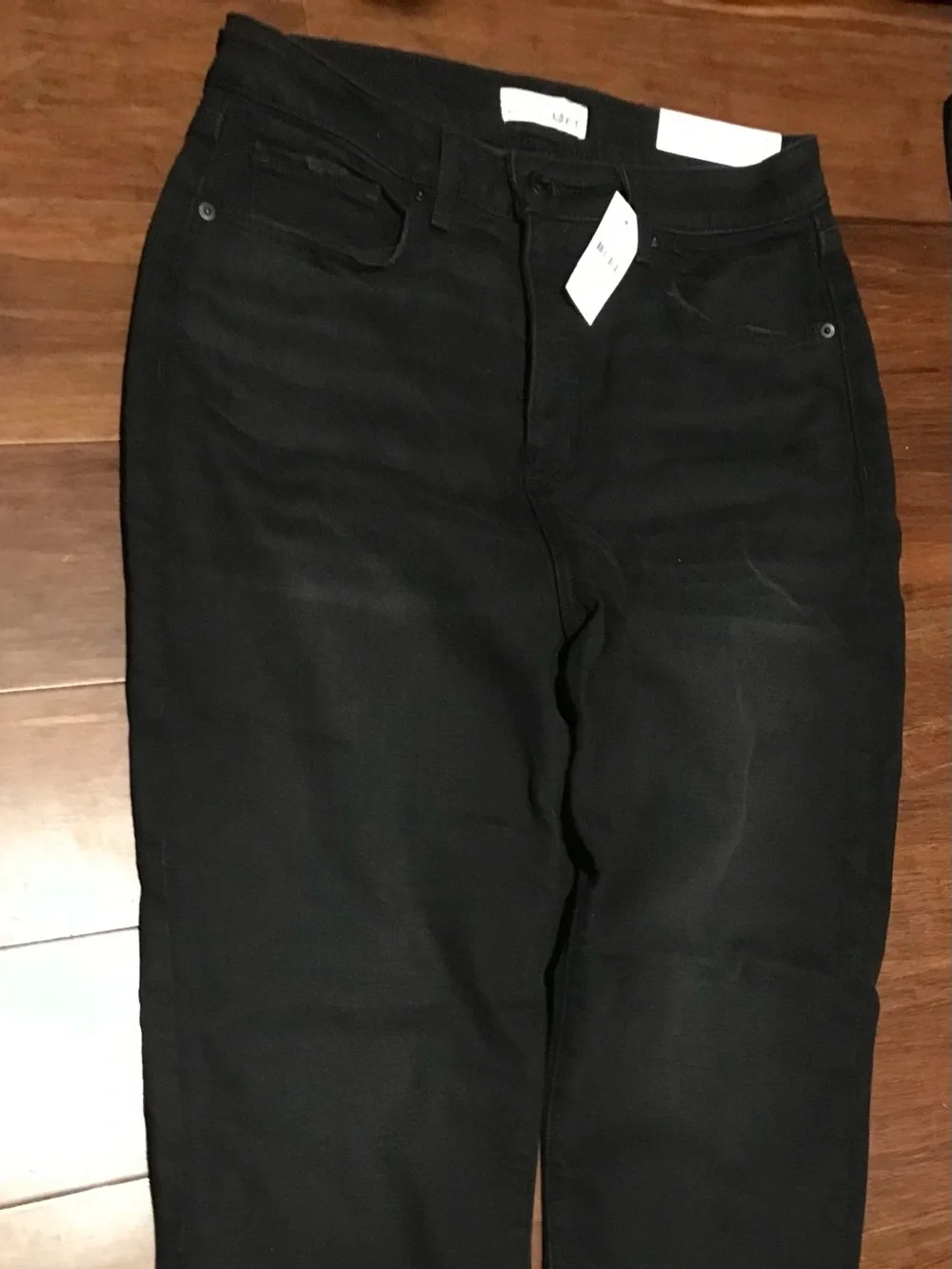 Loft classic black denim jeans Curvy